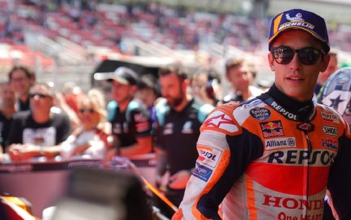 Start nomer 2, Marc Marquez menangi MotoGP 2019 Spanyol, Sirkuit Catalunya.