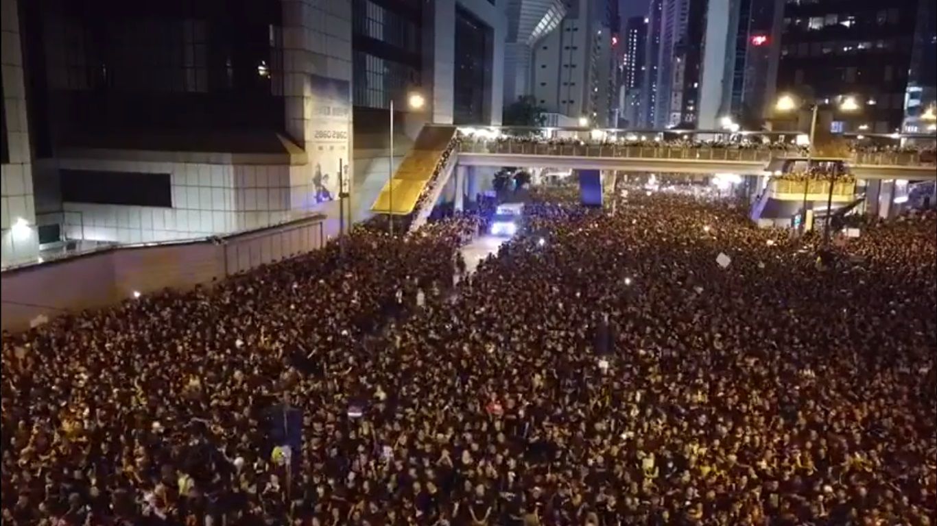 Hong Kong yang kini tengah dilanda protes anti-Beijing.