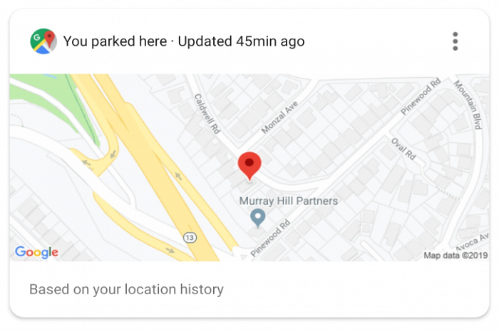 Fitur pendeteksi parkir kendaraan di Google Assistant