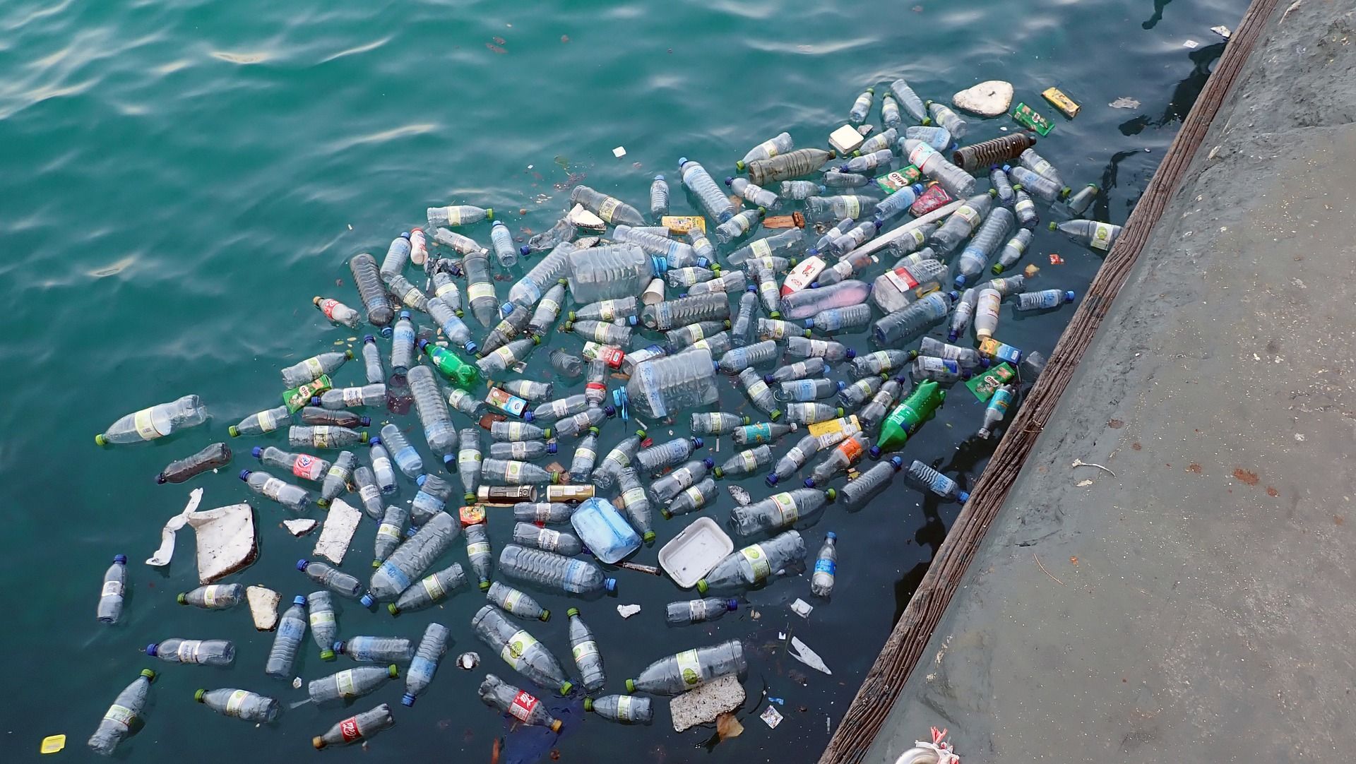 Botol Minum Plastik Jadi Sampah di Lautan