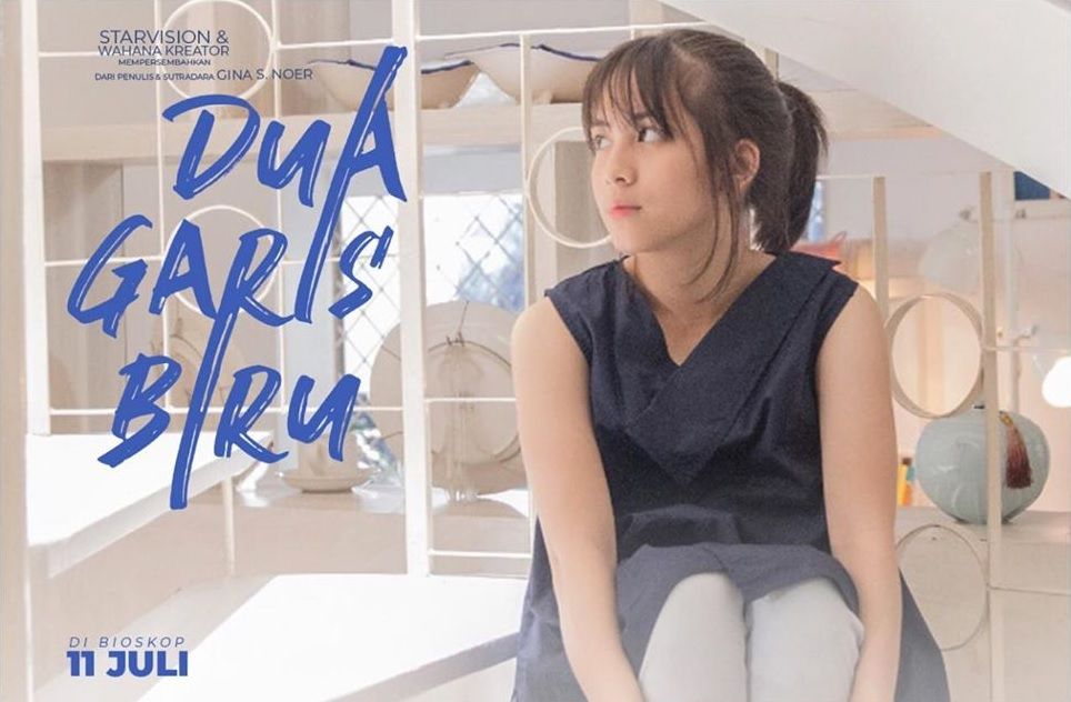 Zara JKT48 berperan sebagai Dara di film Dua Garis Biru