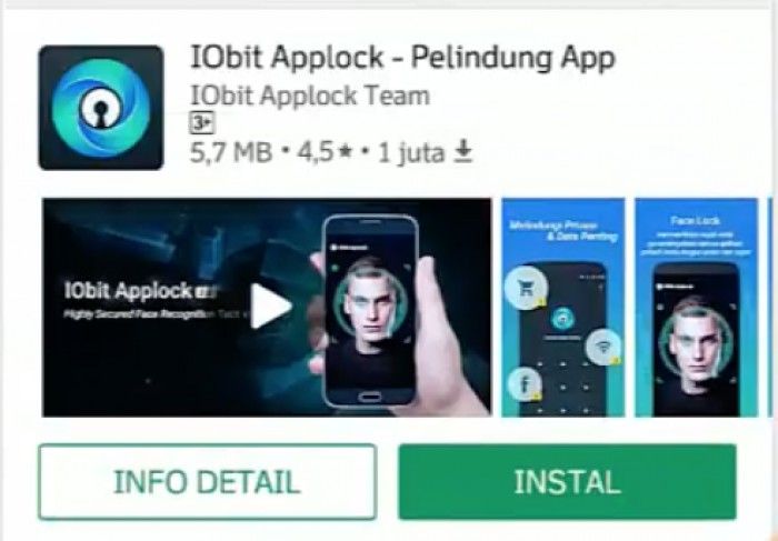 Apliaski Face Unlock IObit Applock