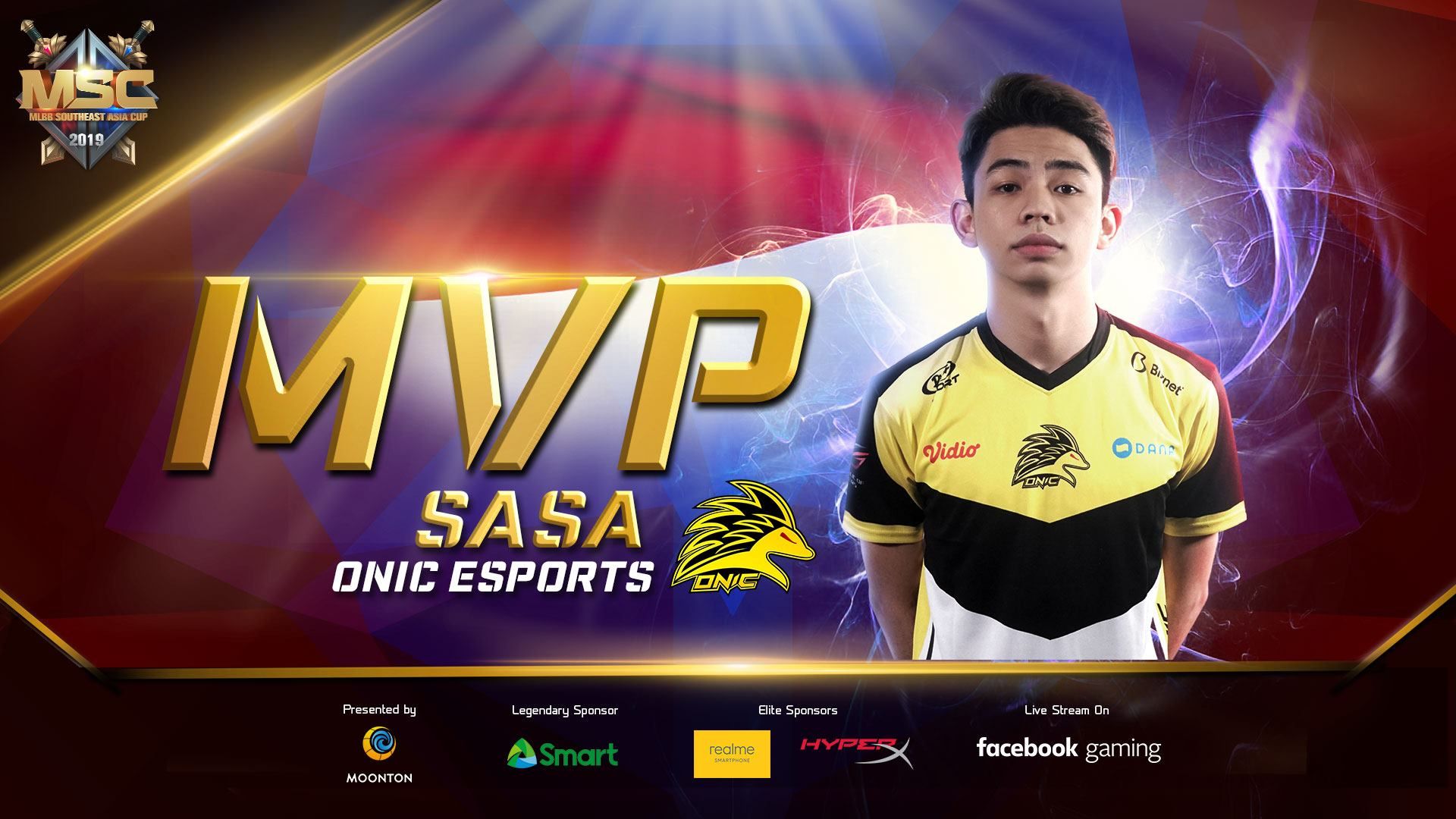 Onic SaSa menjadi MVP selama MSC 2019