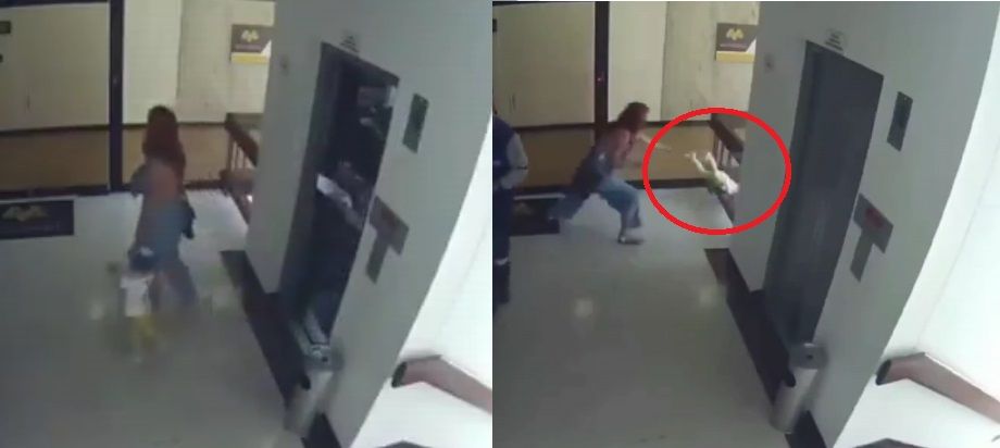 Viral sebuah video yang memperlihatkan detik-detik menegangkan seorang anak yang hampir terjatuh dari sebuah gedung di Malaysia. 