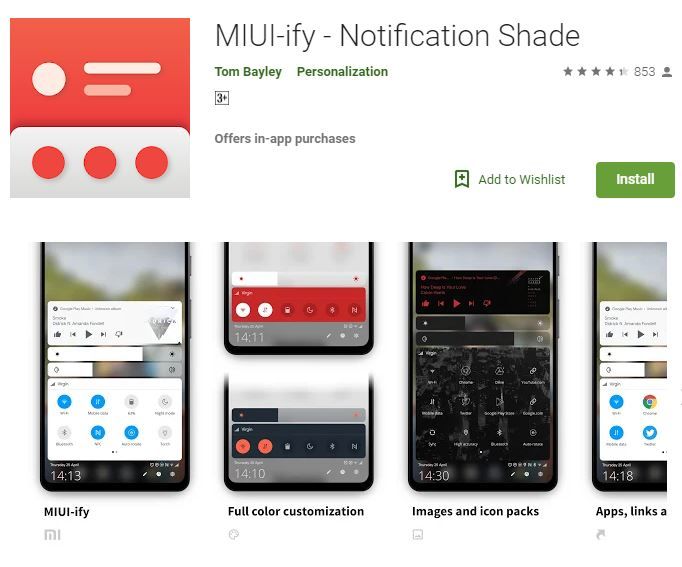 Aplikasi MIUI-Ify di Play Store