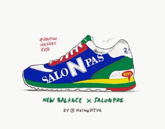 New Balance x Salonpas