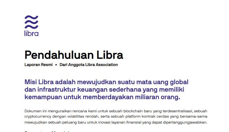 Dokumen Whitepaper Libra dalam bahasa Indonesia