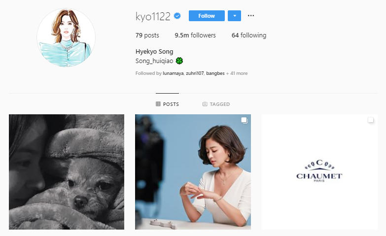Instagram Song Hye Kyo