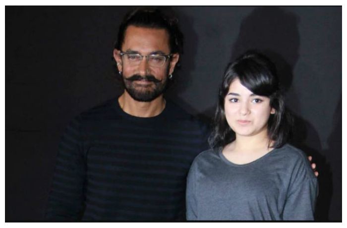 Aamir Khan dan Zaira Wasim.