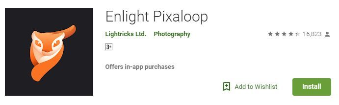 Aplikasi Pixaloop di Play Store