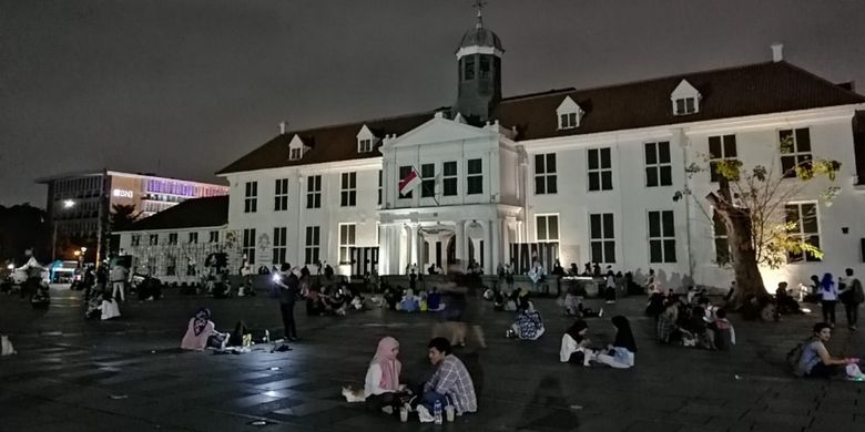 Museum Fatahillah di malam hari