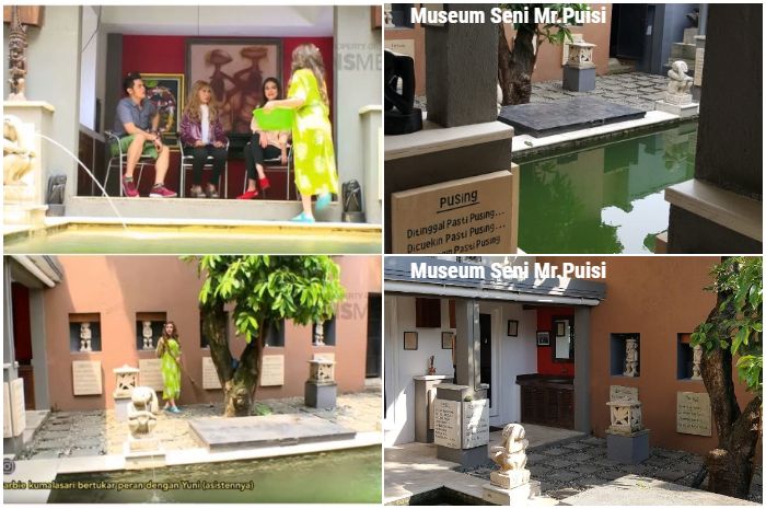 Persamaan penampakan rumah mewah Barbie Kumalasari dengan museum seni Mr. Puisi.