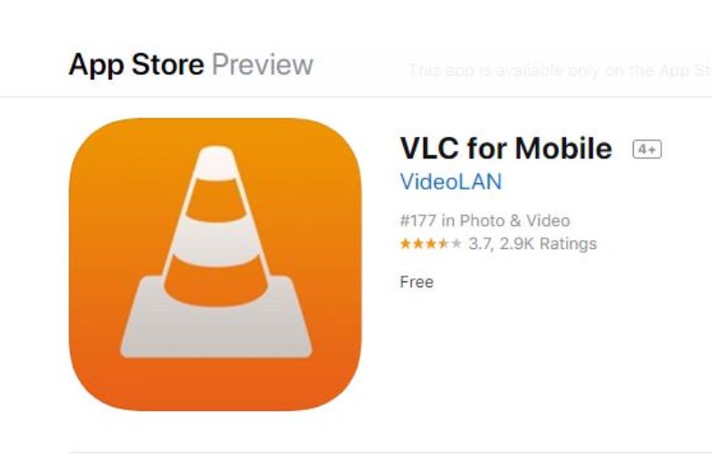 Aplikasi VLC di App Store