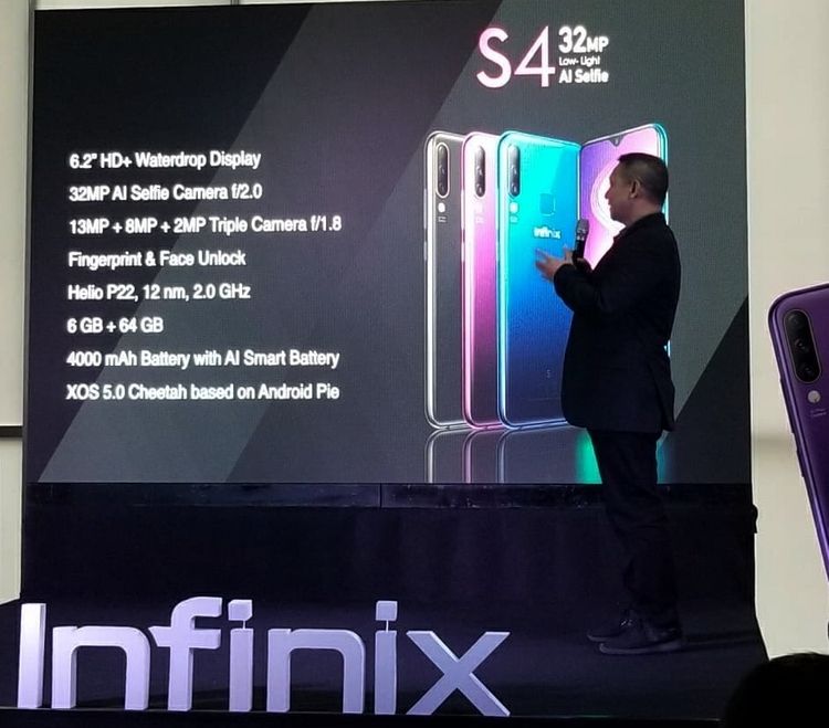 spesifikasi Infinix S4