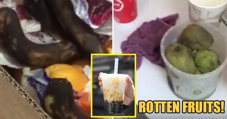 Pedagang Curang Kembali Terungkap! Video Ini Perlihatkan Gerai Bubble Tea Gunakan Buah Busuk Sebagai Toping