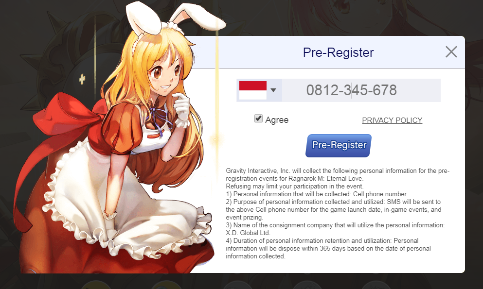 Pre-register server baru Ragnarok M