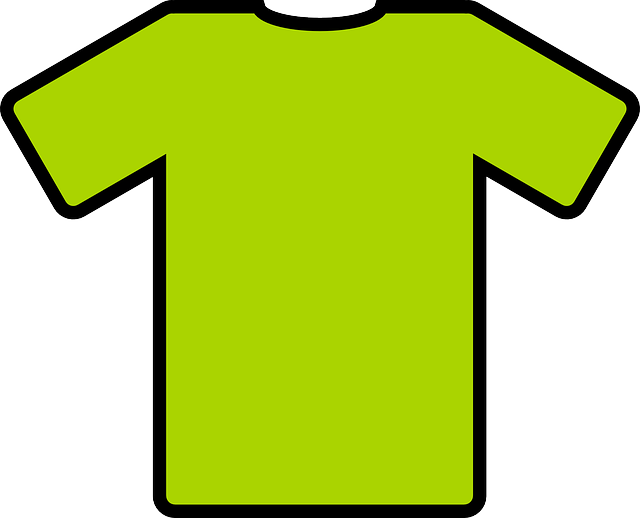 Ilustrasi pakaian hijau