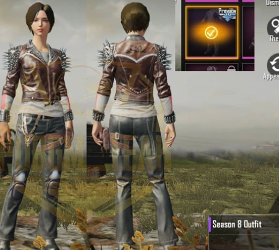 Season 8 outfit PUBG Mobile