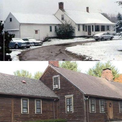 Rumah Perron Family 1971 (Atas) dan Rumah Perron Family Sekarang (bawah)