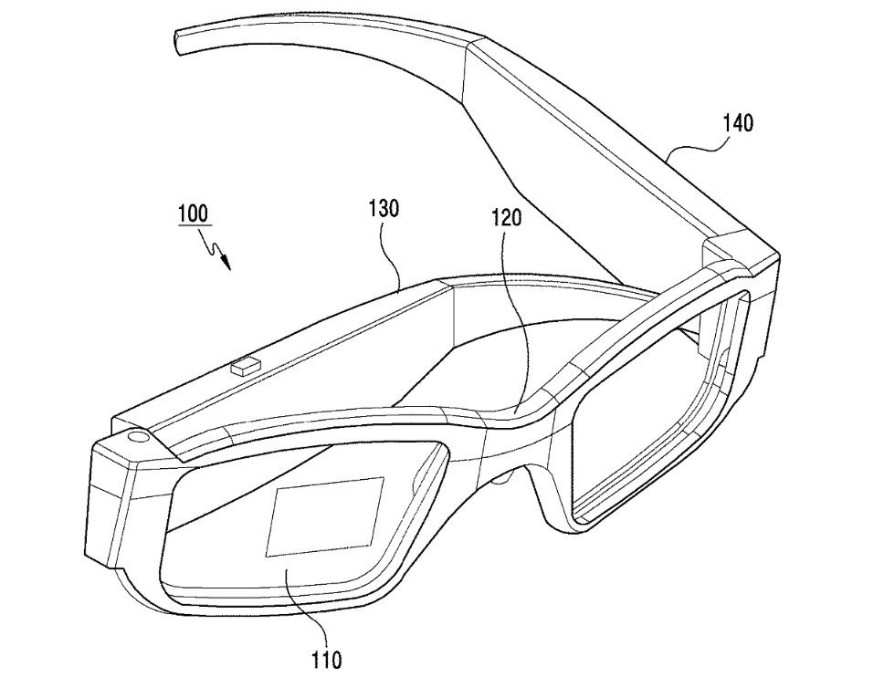Ilustrasi konsep smartglasses dari Samsung