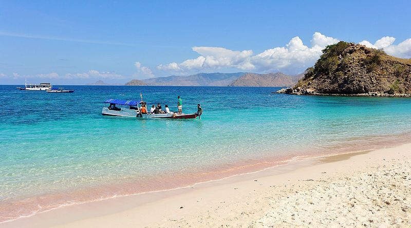 Pantai Pink di Pulau Komodo