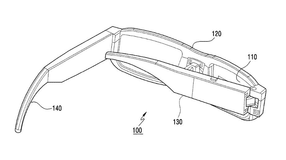 Ilustrasi konsep smartglasses dari Samsung