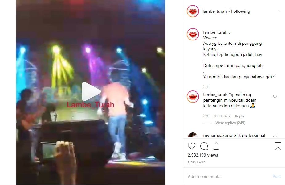 Video viral Rian dan Rai D'MASIV bertengkar di atas panggung