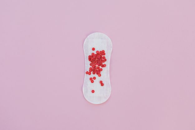 Ilustrasi datang bulan deras