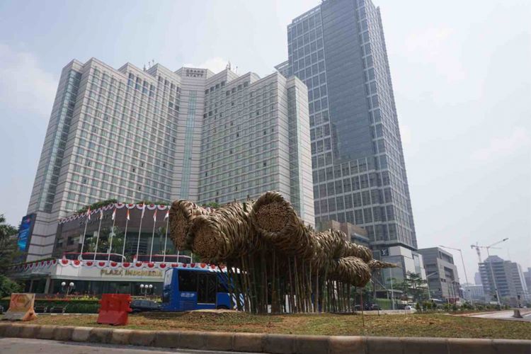 Instalasi Bambu Getih Getah seharga Rp 550 juta yang akhirnya harus dibongkar