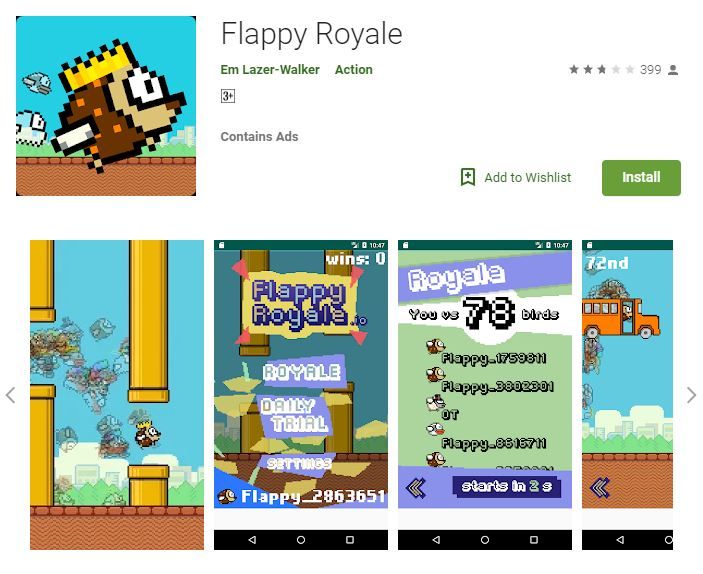 Flappy Royale di Play Store