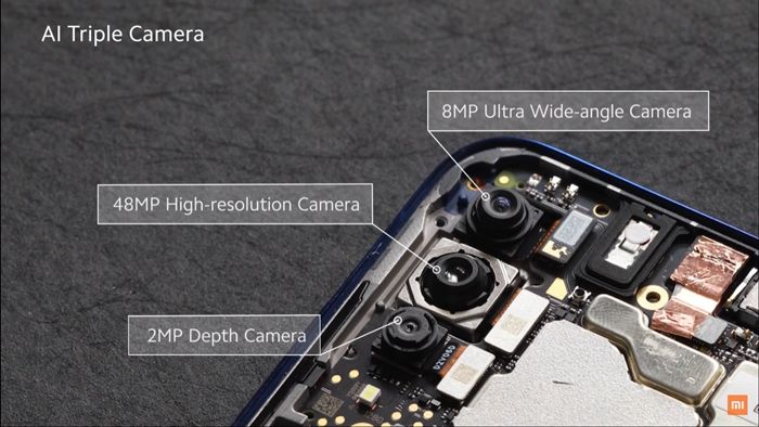 Komponen kamera utama dari Xiaomi Mi A3