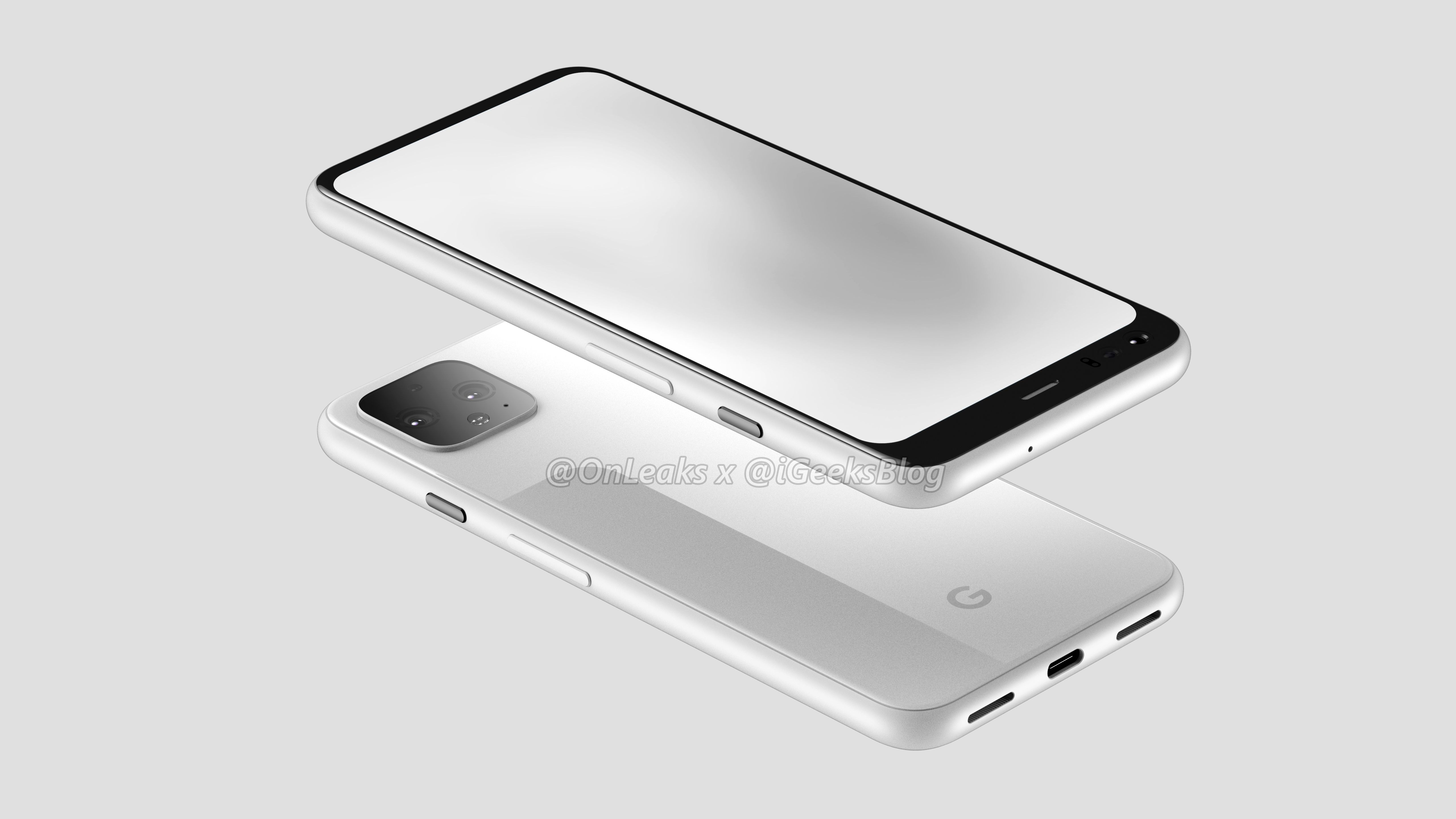 Render terbaru Google Pixel 4