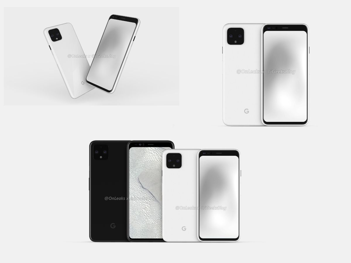 Gambar render Pixel 4