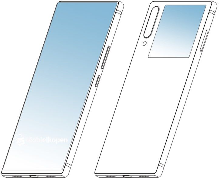 Desain HP dua layar terbaru dari ZTE