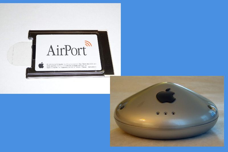 AirPort Wireless Card dan AirPort base station