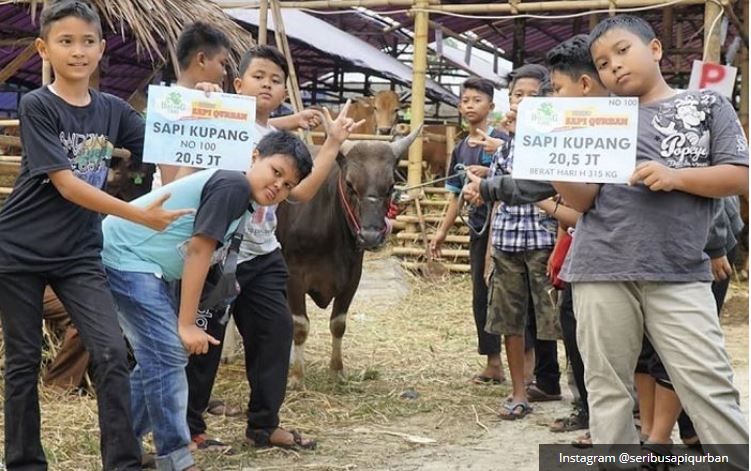 Kisah Teladan, Tujuh Anak di Bogor Menabuh Rp 19,5 Juta Untuk Berkurban