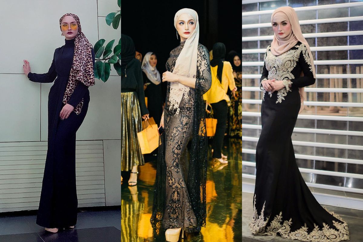 Dress glamour hijab cheap