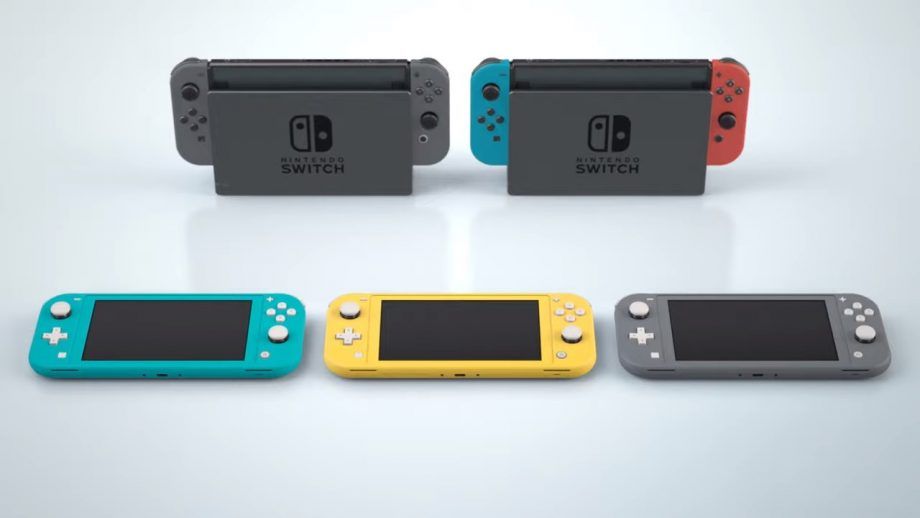 Nintendo Switch Lite dengan 3 pilihan warna