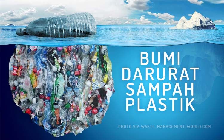 ilustrasi darurat sampah plastik