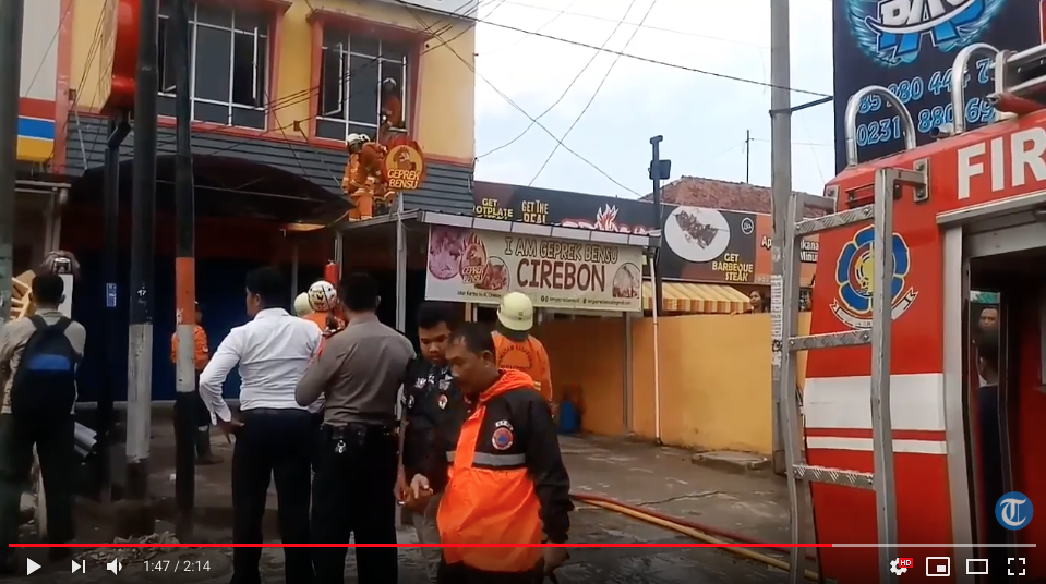 Bukan Pertama Kali, Video Ini Ungkap Geprek Bensu Outlet Cirebon Juga Pernah Kebakaran, Diduga Karena Gas