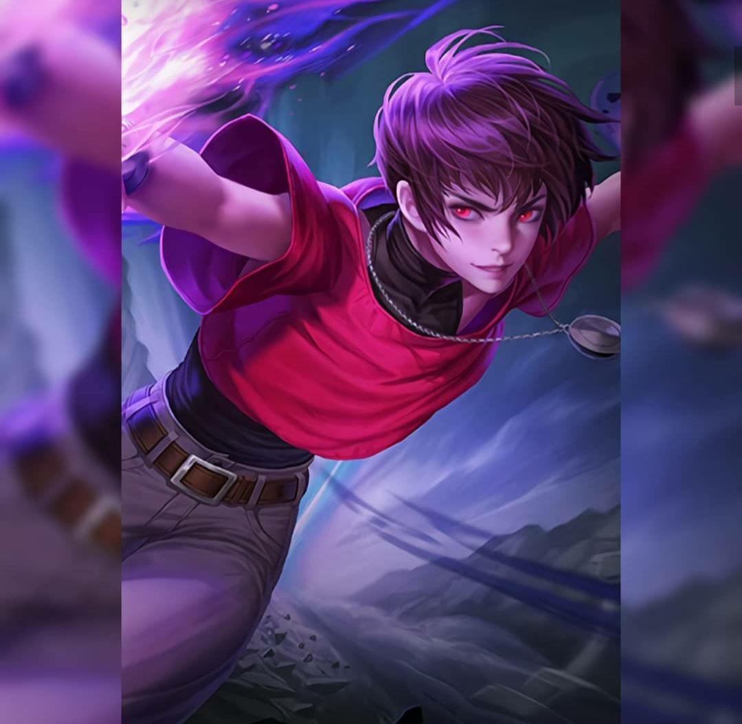 Dyrroth Mobile Legends skin KoF 'Chris'