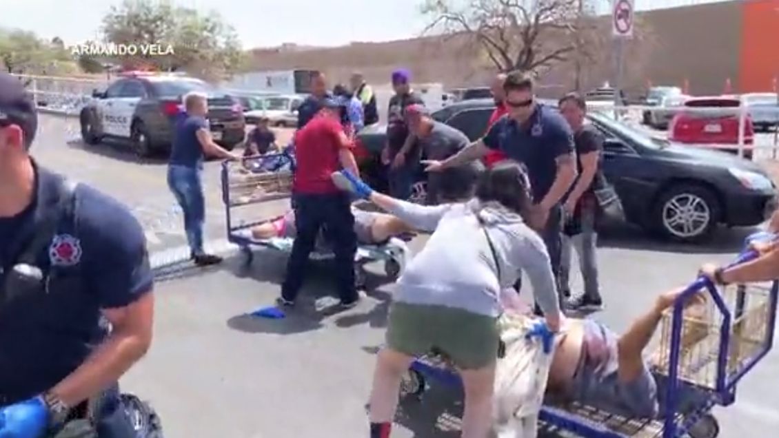 Pembakan Massal Terjadi di Texas, Video Ini Tunjukkan Korban Terpaksa Dievakuasi Menggunakan Keranjang Belanja