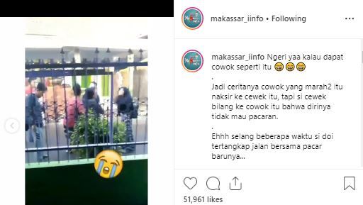 Viral Video Seorang Pria Marah-marah Karena Naksir Wanita yang Ditaksirnya Jalan Dengan Pria Lain, Netizen: 'Pilih Dia Apa Aku, Ayo Jawab!'