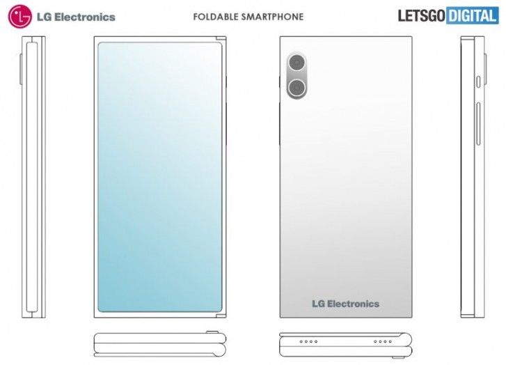 Desain hape layar lipat terbaru dari LG