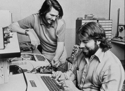 Steve Wozniak dan Steve Jobs