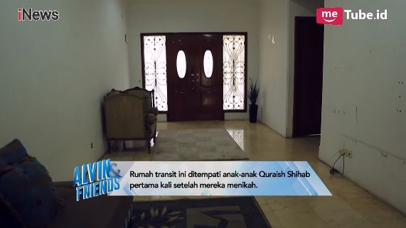 Rumah transit di rumah Quraish Shihab