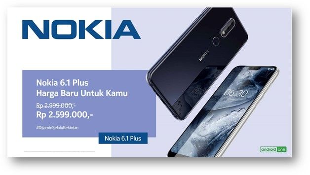 Diskon untuk Nokia 6.1 Plus