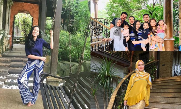 Taman di rumah Siti Nurhaliza