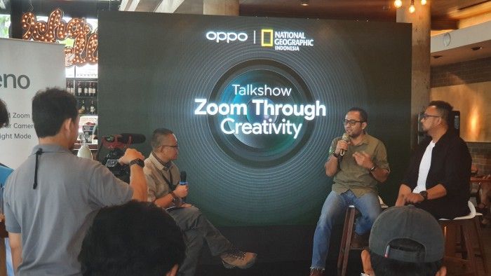 Acara Talkshow bersama Oppo dan National Geographic Indonesia.
