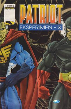 Cover komik Patriot: Eksperimen X yang terbit tahun 1996